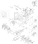 Auger and Auger Housing Diagram and Parts List for 31AM63LF701 2011 Yard Man Snow Blower